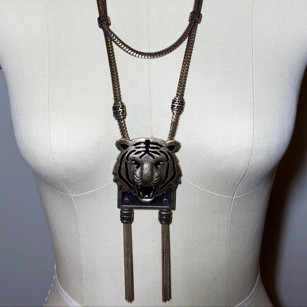 ZARA lion head necklace